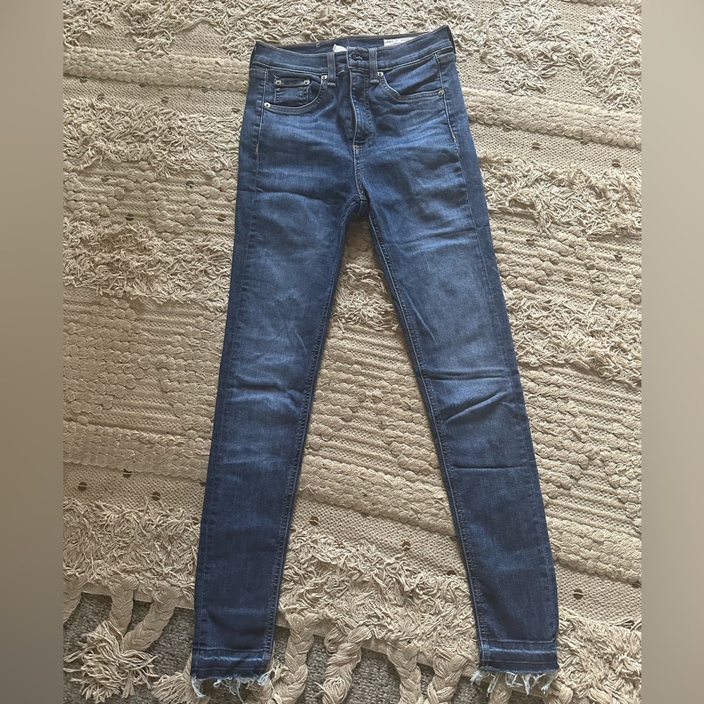 Rag and Bone mid-rise skinny jeans - Picture 2 of 4